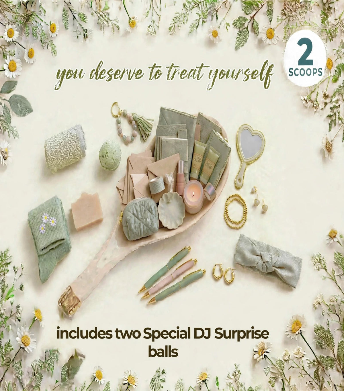 2 Daisy Scoops